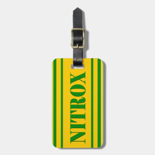 ETIQUETA PARA MALETAS NITROX DIVING LOGO NITROX SCUBA DIVER -