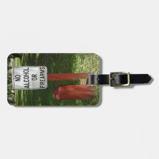 Etiqueta Para Maletas No Alcohol or Firearms luggage tag