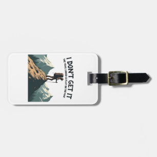 Etiqueta Para Maletas No entiendo el sendero que se ve tan plano