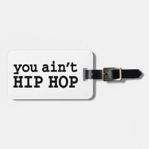 Etiqueta Para Maletas no eres HIP HOP