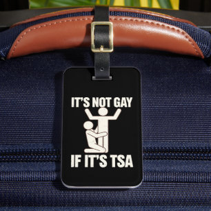 Etiqueta Para Maletas No Es Gay Si Es Graciosa La Seguridad De TSA LGBTQ