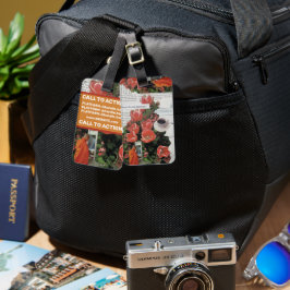 Etiqueta Para Maletas No interrumpa el tiempo del té del café matutino