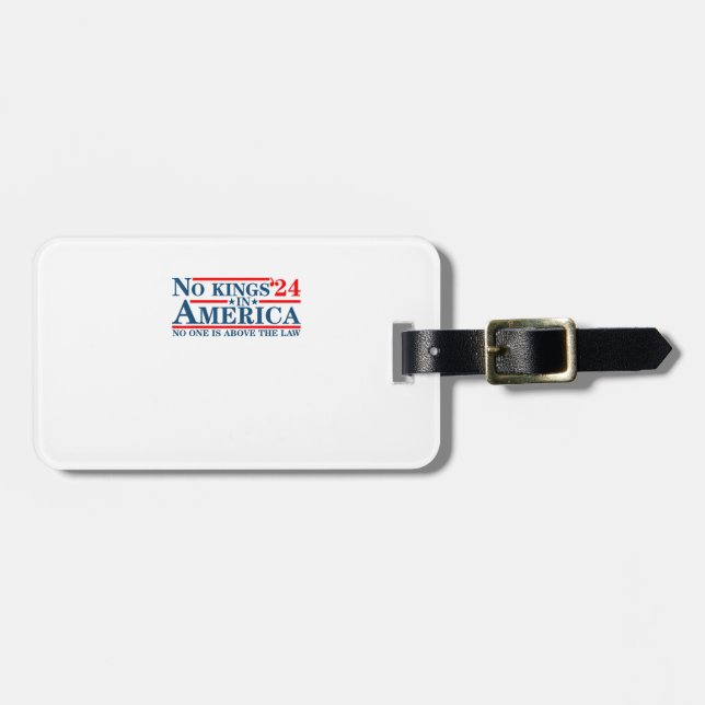 Etiqueta Para Maletas No Kings In America Retro Classic (Frente Horizontal)