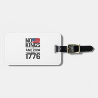 Etiqueta Para Maletas No Kings In America Since 1776 Creative Design
