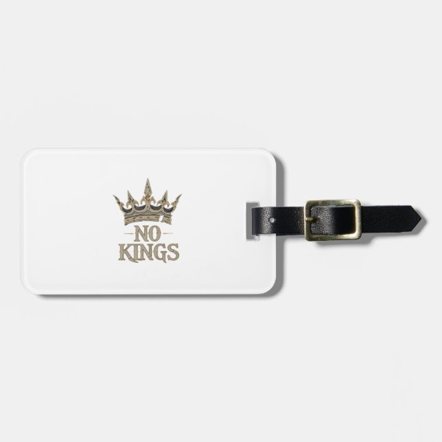 Etiqueta Para Maletas No Kings In America Vintage Graphic (Frente Horizontal)
