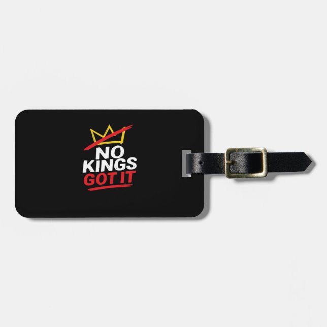 Etiqueta Para Maletas No Kings It Creative Casual (Frente Horizontal)
