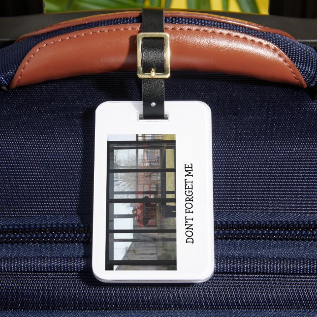 Etiqueta Para Maletas No me olvides (Anverso In situ 2)