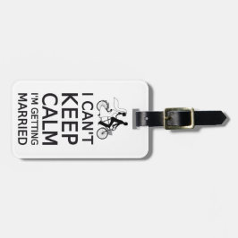 Etiqueta Para Maletas No puedo guardar calma, yo estoy consiguiendo