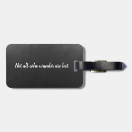 Etiqueta Para Maletas No todos los que deambulan son citados perdidos | 