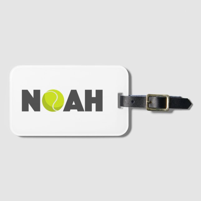 Etiqueta Para Maletas Noah Tennis (Anverso horizontal)