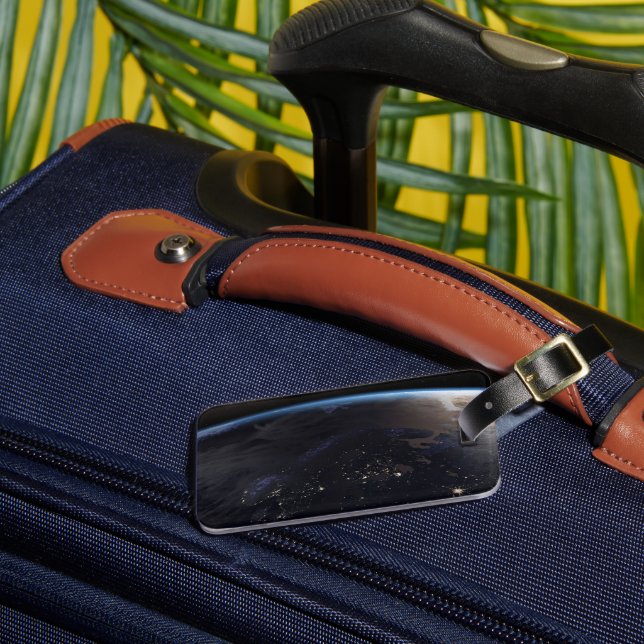 Etiqueta Para Maletas Noche al norte de Europa (Anverso In situ 3)