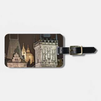 Etiqueta Para Maletas Noche de las Torres Praga