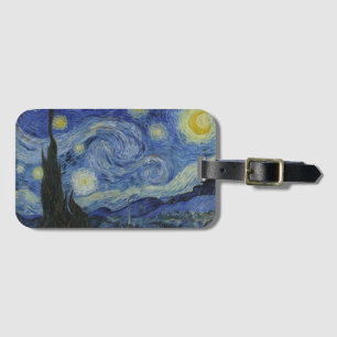 Etiqueta Para Maletas "Noche estrellada" por Van Gogh