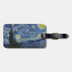 Etiqueta Para Maletas Noche estrellada por Vincent Van Gogh