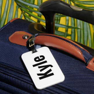 Etiqueta Para Maletas Nombre de Kyle Mens,