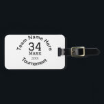 Etiqueta Para Maletas Nombre del equipo aquí añadir nombre torneo año te<br><div class="desc">diseño</div>