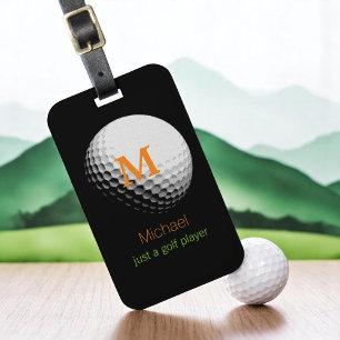 Etiqueta Para Maletas nombre del jugador de golf personalizado