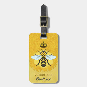 Etiqueta Para Maletas Nombre del personalizado del abejorro de la abeja