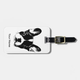 Etiqueta Para Maletas Nombre lindo del personalizado de la cara del