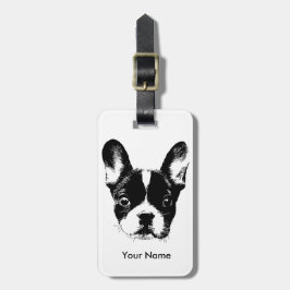 Etiqueta Para Maletas Nombre lindo del personalizado de la cara del