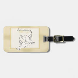 Etiqueta Para Maletas Nombre personalizado, bendiciones de aniversario d