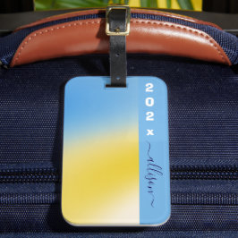 Etiqueta Para Maletas nombre personalizado de fondo mágico