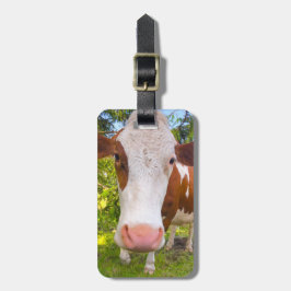 Etiqueta Para Maletas Nombre personalizado de foto animal de granja de v