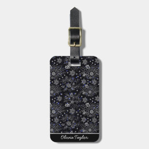 Etiqueta Para Maletas Nombre personalizado de galaxia de patrón sin sold