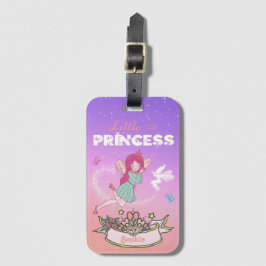 Etiqueta Para Maletas Nombre personalizado de la princesa de hadas de br