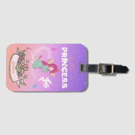 Etiqueta Para Maletas Nombre personalizado de la princesa de hadas de br