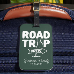 Etiqueta Para Maletas Nombre personalizado de la tipografía del viaje po