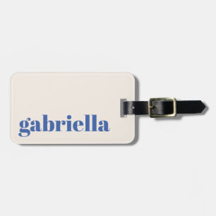 Etiqueta Para Maletas Nombre personalizado de la tipografía negrita marf