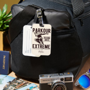 Etiqueta Para Maletas Nombre personalizado de PARKOUR