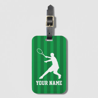 Etiqueta Para Maletas Nombre personalizado del campeón de tenis en la pi