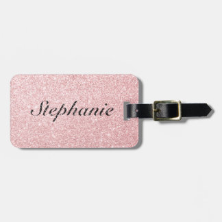 Etiqueta Para Maletas Nombre Personalizado Estilo De Espuma Purpurina Ro