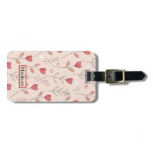 Nombre personalizado floral