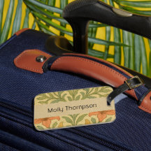 Nombre personalizado floral retro rústico William