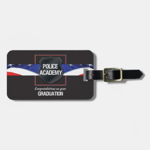 Etiqueta Para Maletas Nombre personalizado, graduación de la Academia de