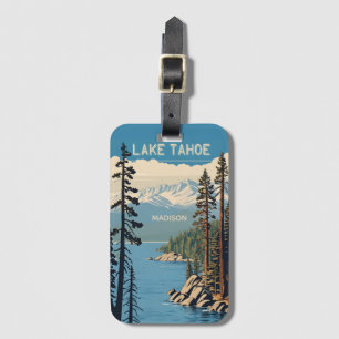 Etiqueta Para Maletas Nombre personalizado Lago Tahoe