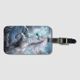Etiqueta Para Maletas Nombre personalizado lindo unicornio