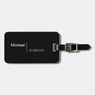 Etiqueta Para Maletas Nombre personalizado minimalista