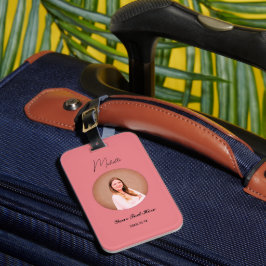 Etiqueta Para Maletas Nombre Personalizado Minimalista