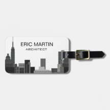 Nombre personalizado moderno gris del horizonte de