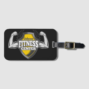 Etiqueta Para Maletas NOMBRE Personalizado Músculo entrenador de fitness