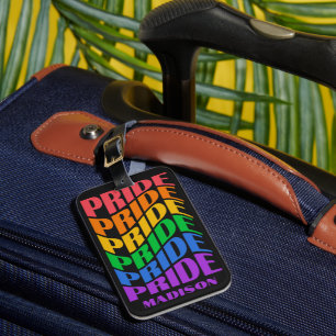 Etiqueta Para Maletas Nombre personalizado Orgullo