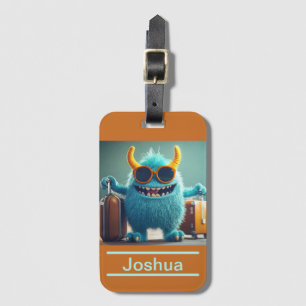 Etiqueta Para Maletas Nombre personalizado personalizado de monstruo per
