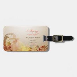 Etiqueta Para Maletas Nombre personalizado y monja de año, 60º aniversar