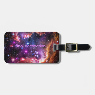 Etiqueta Para Maletas Nombre, punta de ala estelar de la pequeña nube ma