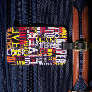 Etiqueta Para Maletas Nombres de color Personalizados con problemas Repl