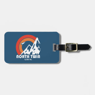 Etiqueta Para Maletas North Twin New Hampshire Águila del Sol